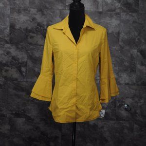 Zac & Rachel Medium mustard yellow top